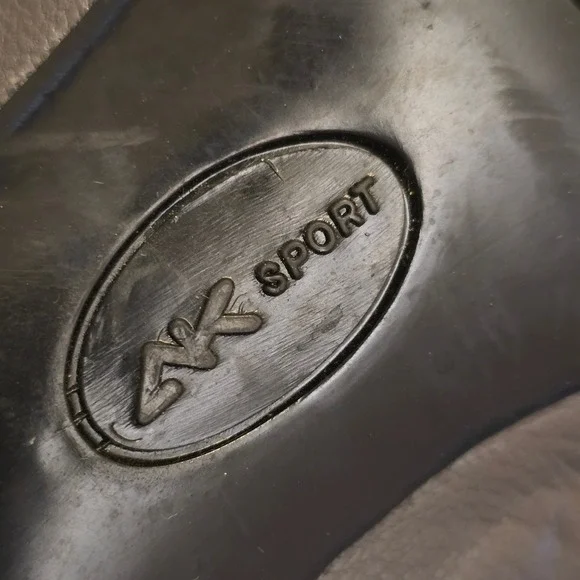 Anne Klein Heels Guardian Womens 9 Gray Leather Pumps - Picture 9 of 11